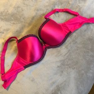 FREYA Hot Pink + Dark Purple US 34G Bra - Like New